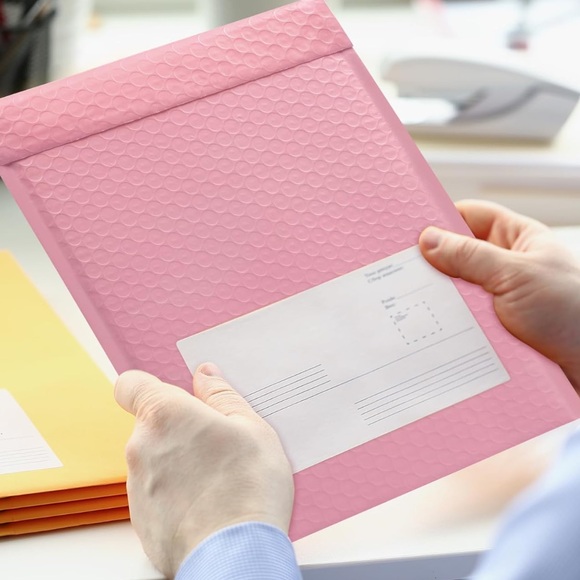 💓10 pack Bubble Envelope 8.5 x 12 inch Light pink - Picture 2 of 6